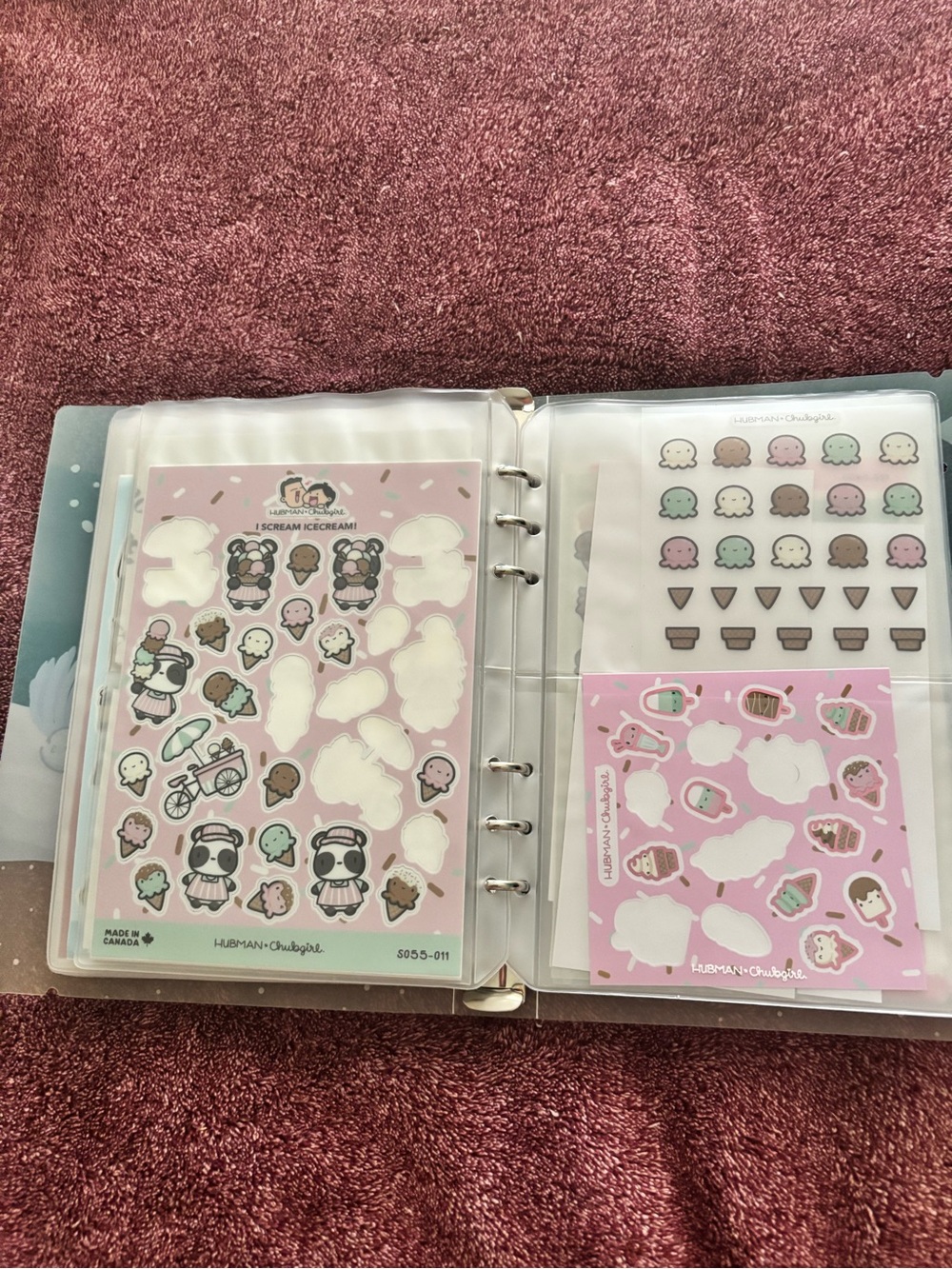 LARGE HADMAN & Chub girl Sticker collection +binder - Picture 9 of 15